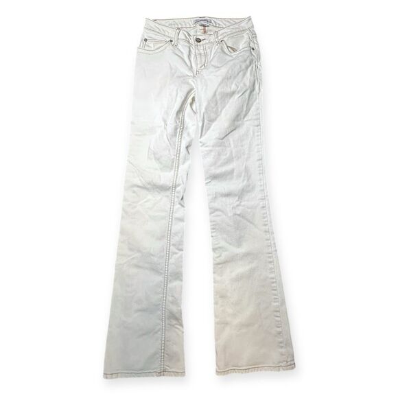 CABI Women’s White Bootcut Jeans Size 0 Style #895-L - Picture 3 of 5